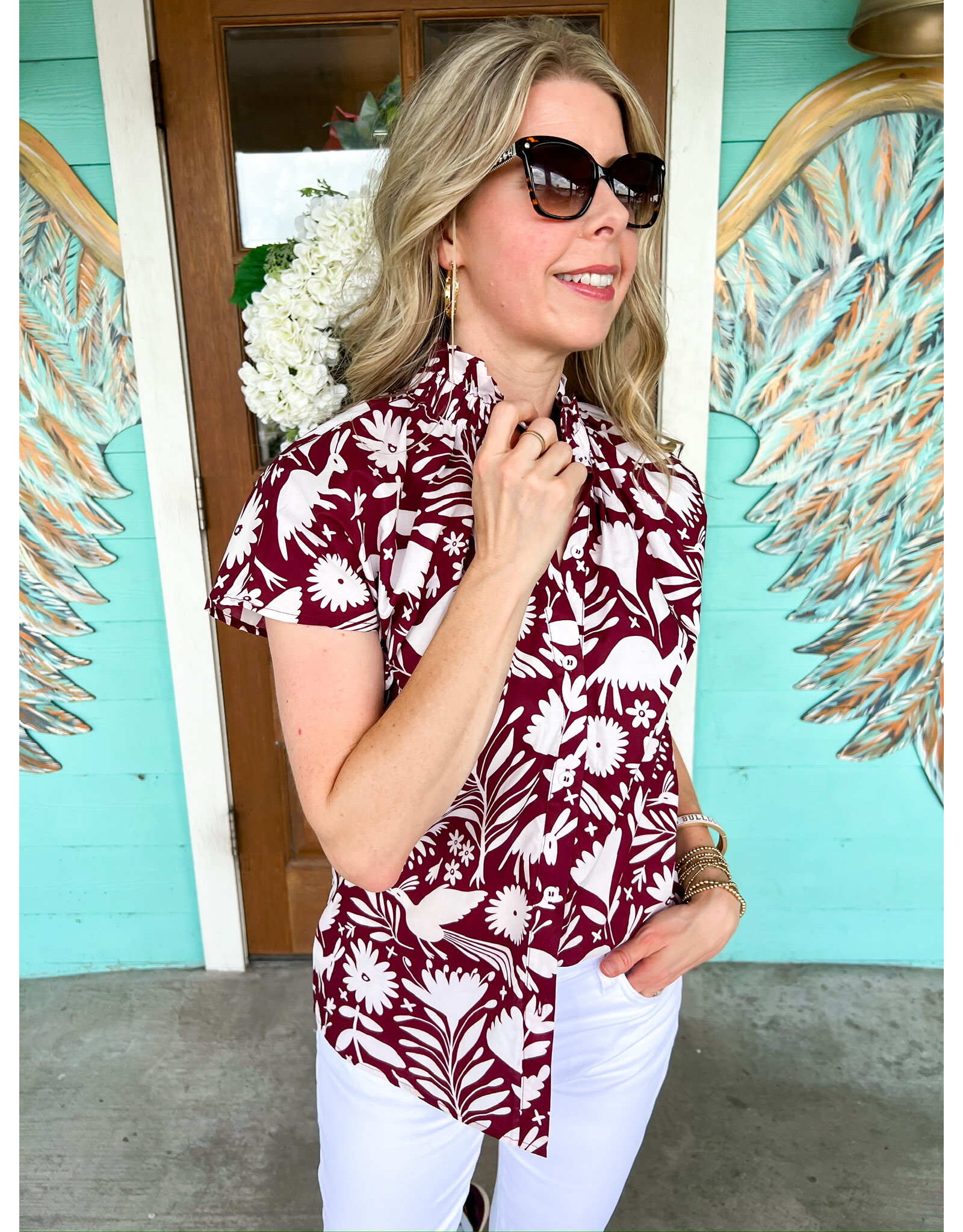 Palmer Print Top