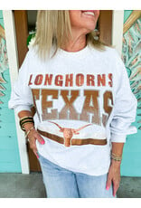 Queen of Sparkles Longhorns Texas Vintage Sweatshirt