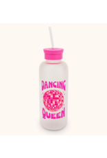 studio oh Dancing Queen Glass Water Bottle