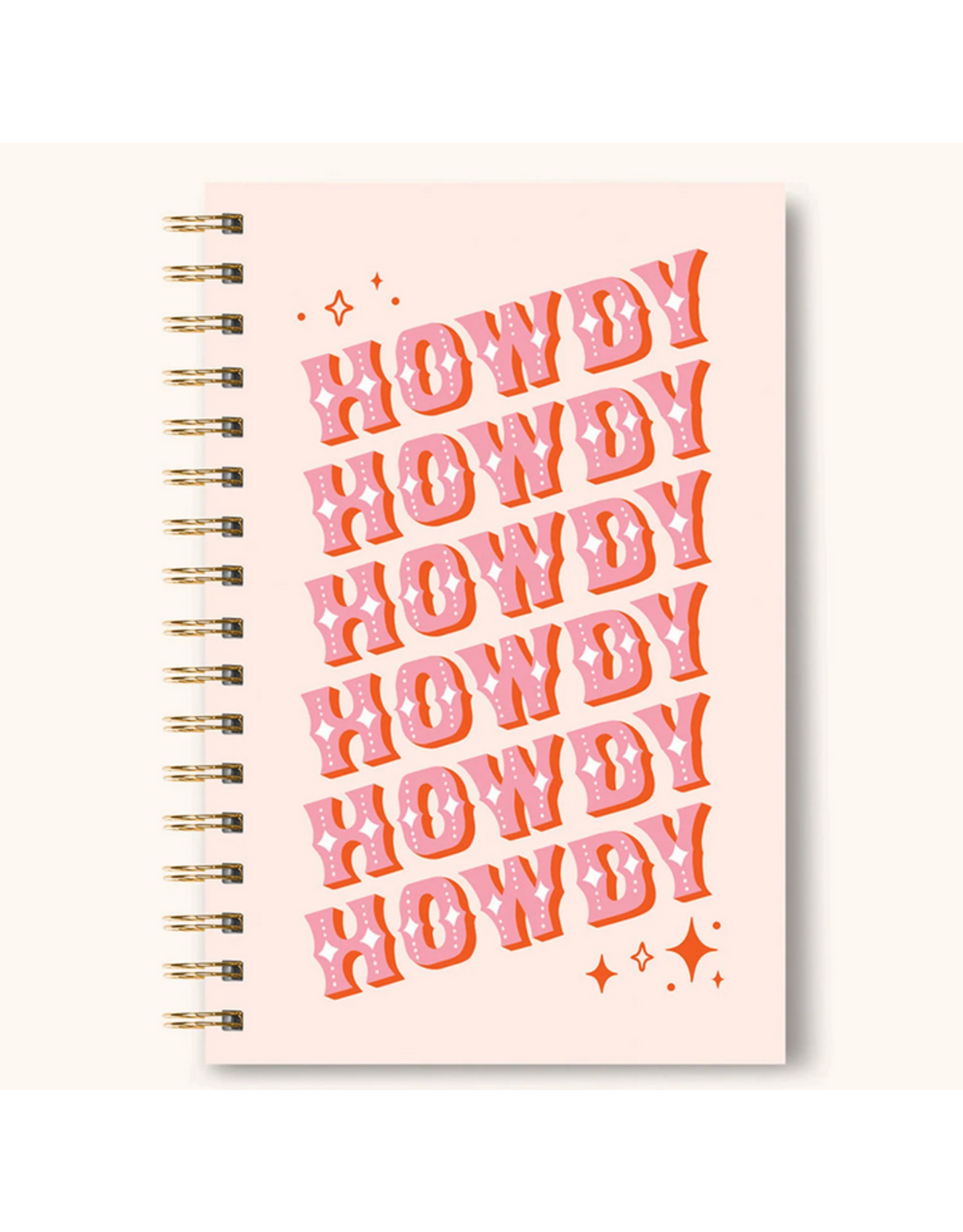 studio oh Howdy Partner Medium Spiral Notebook