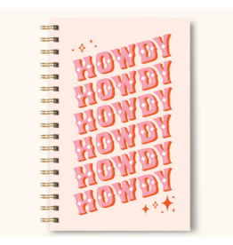 studio oh Howdy Partner Medium Spiral Notebook