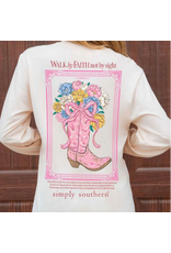 Simply Southern Simply Southern Walk Whisper LS Tee