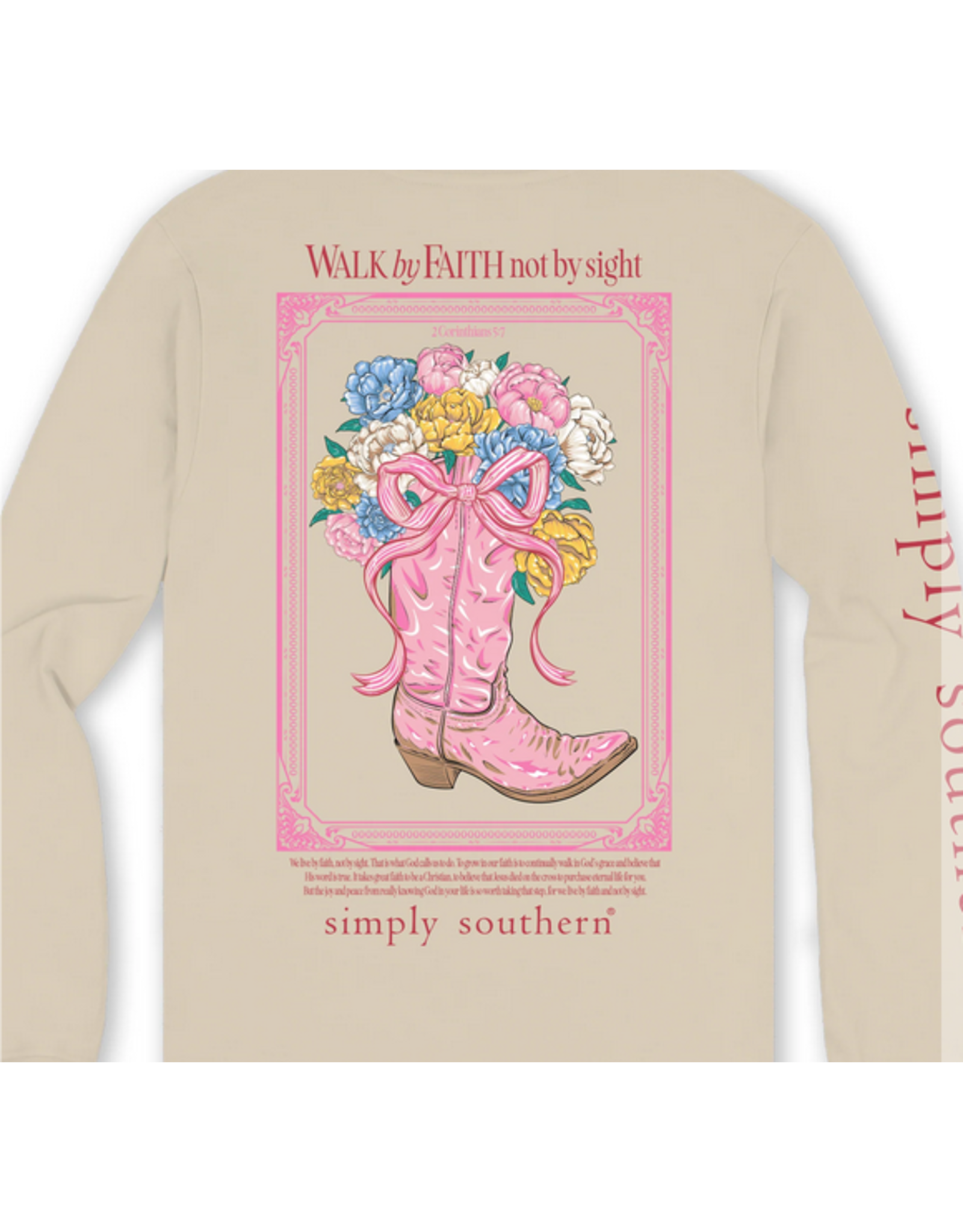 Simply Southern Simply Southern Walk Whisper LS Tee