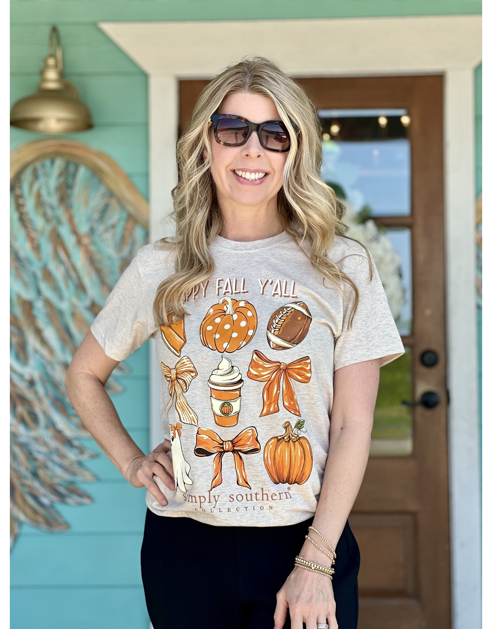 Simply Southern Oatmeal Short Sleeve Fall Pie Tee