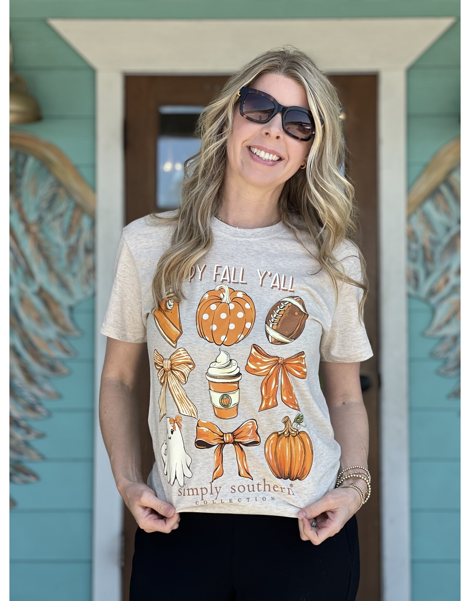 Simply Southern Oatmeal Short Sleeve Fall Pie Tee