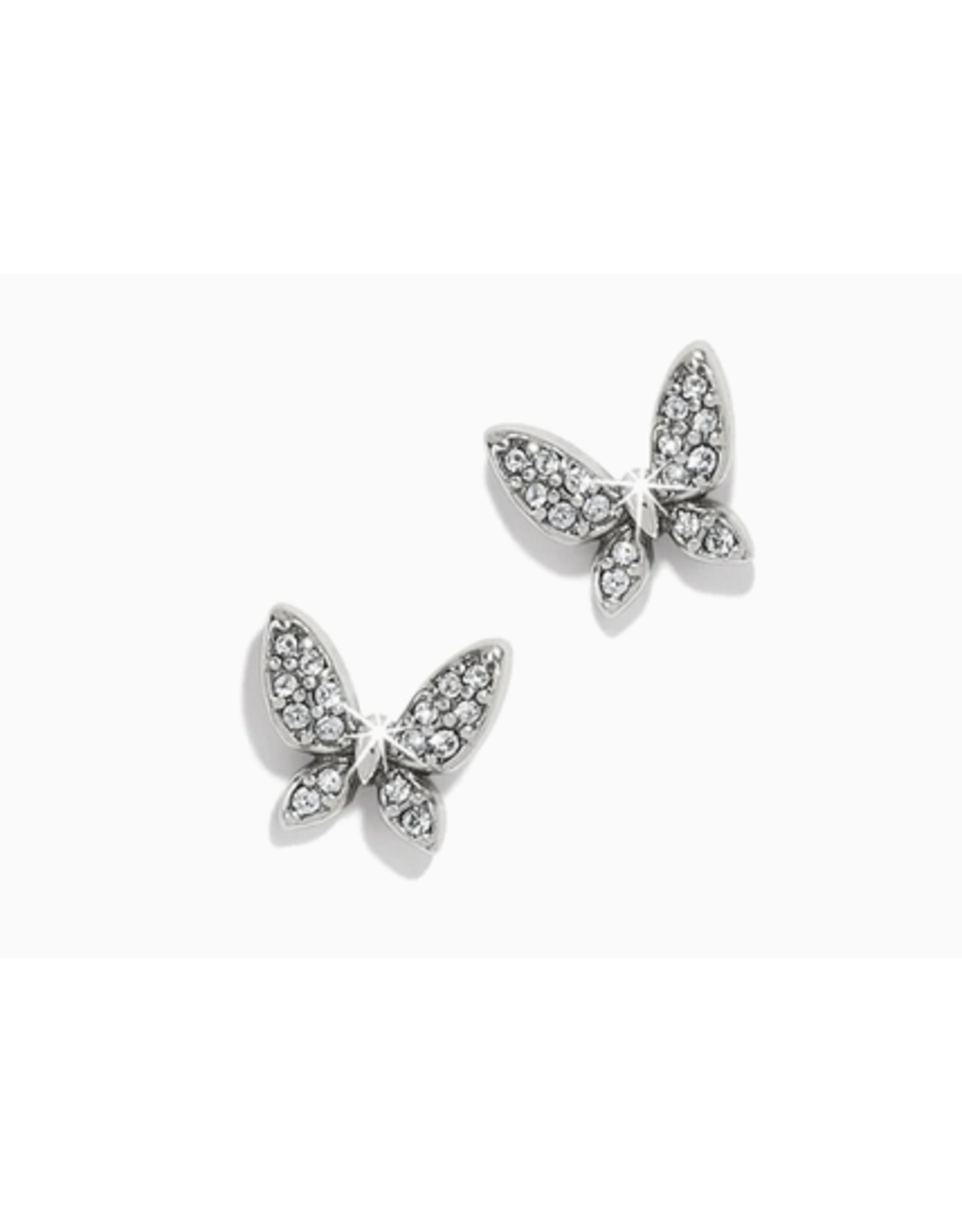 Brighton Enchanting Butterfly Silver Post Earring