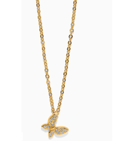 Brighton Enchanting Butterfly Gold Necklace