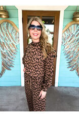 Camel Leopard Print Janie Top