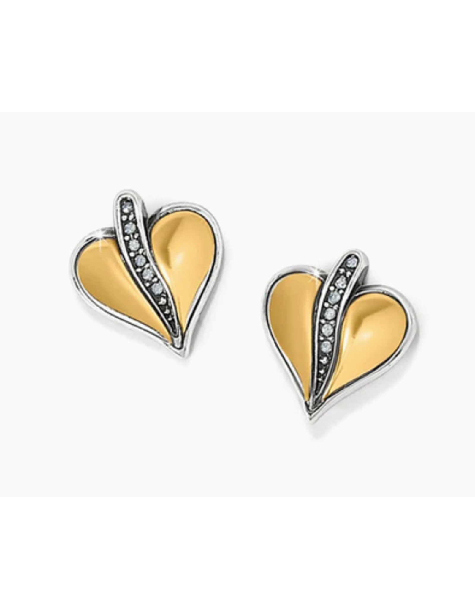 Brighton Precious Heart 2Tone Post Earring