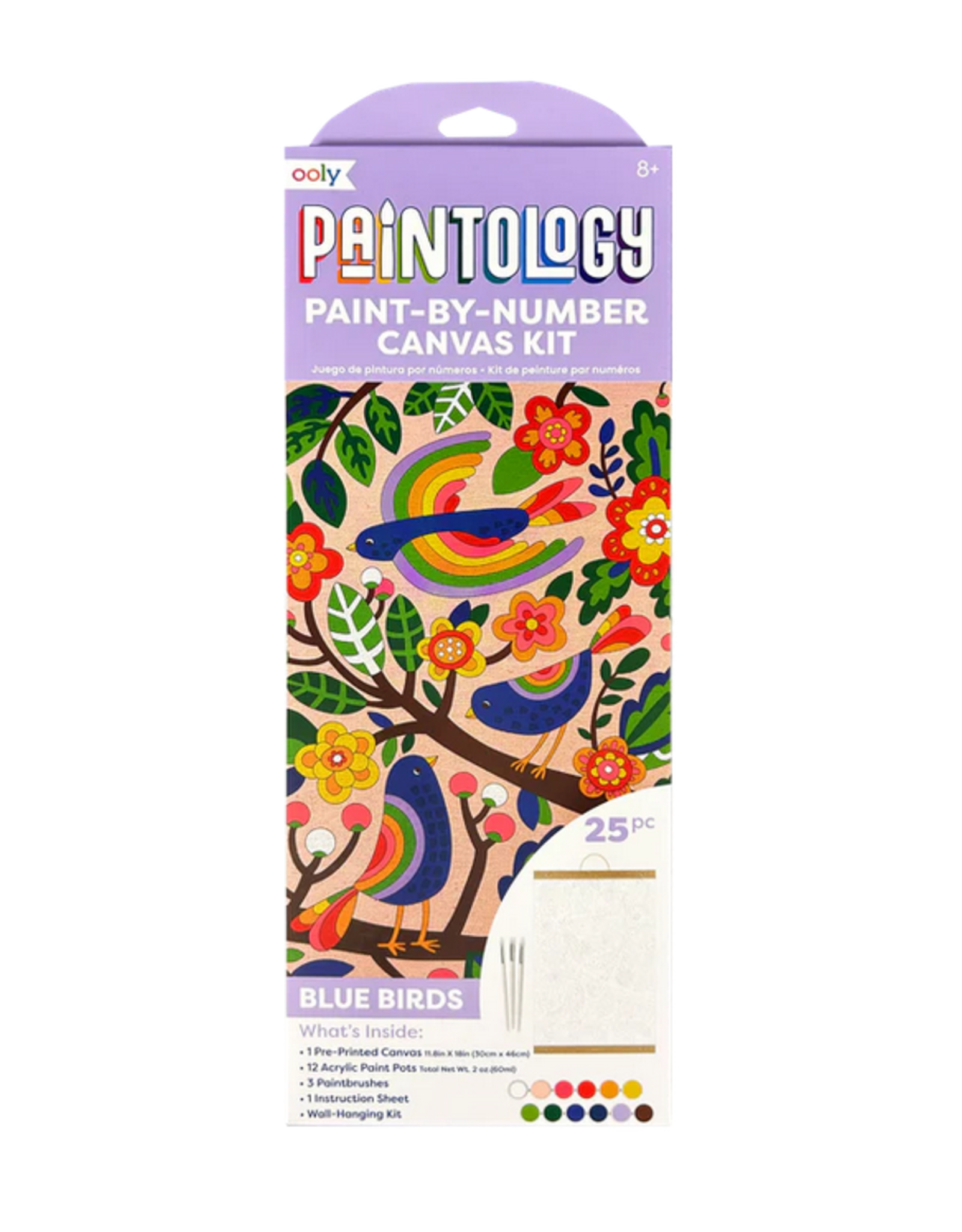 ooly Ooly Paintology Paint by Numbers Blue Birds