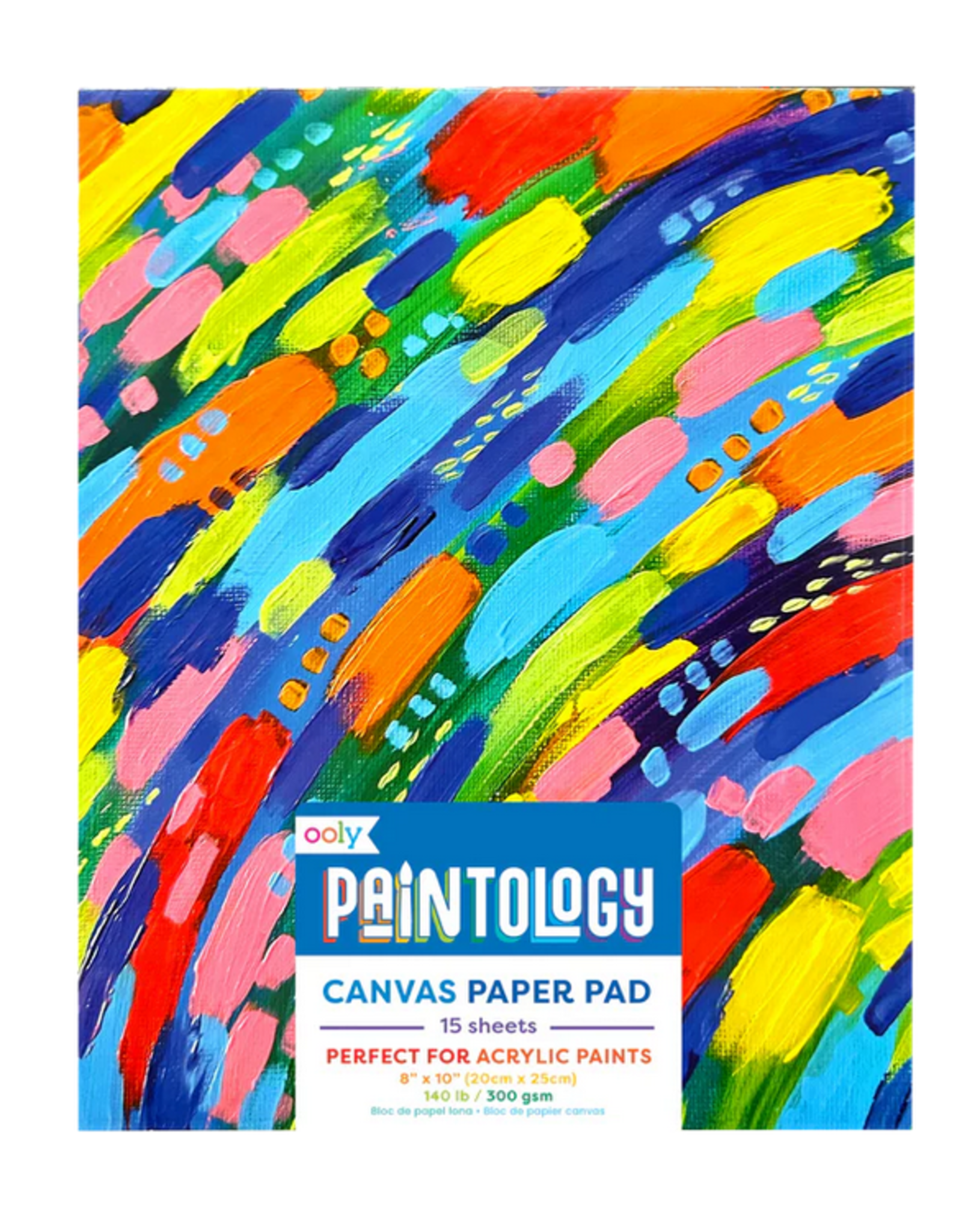 ooly Ooly Paintology Canvas Paper Pad 8x10