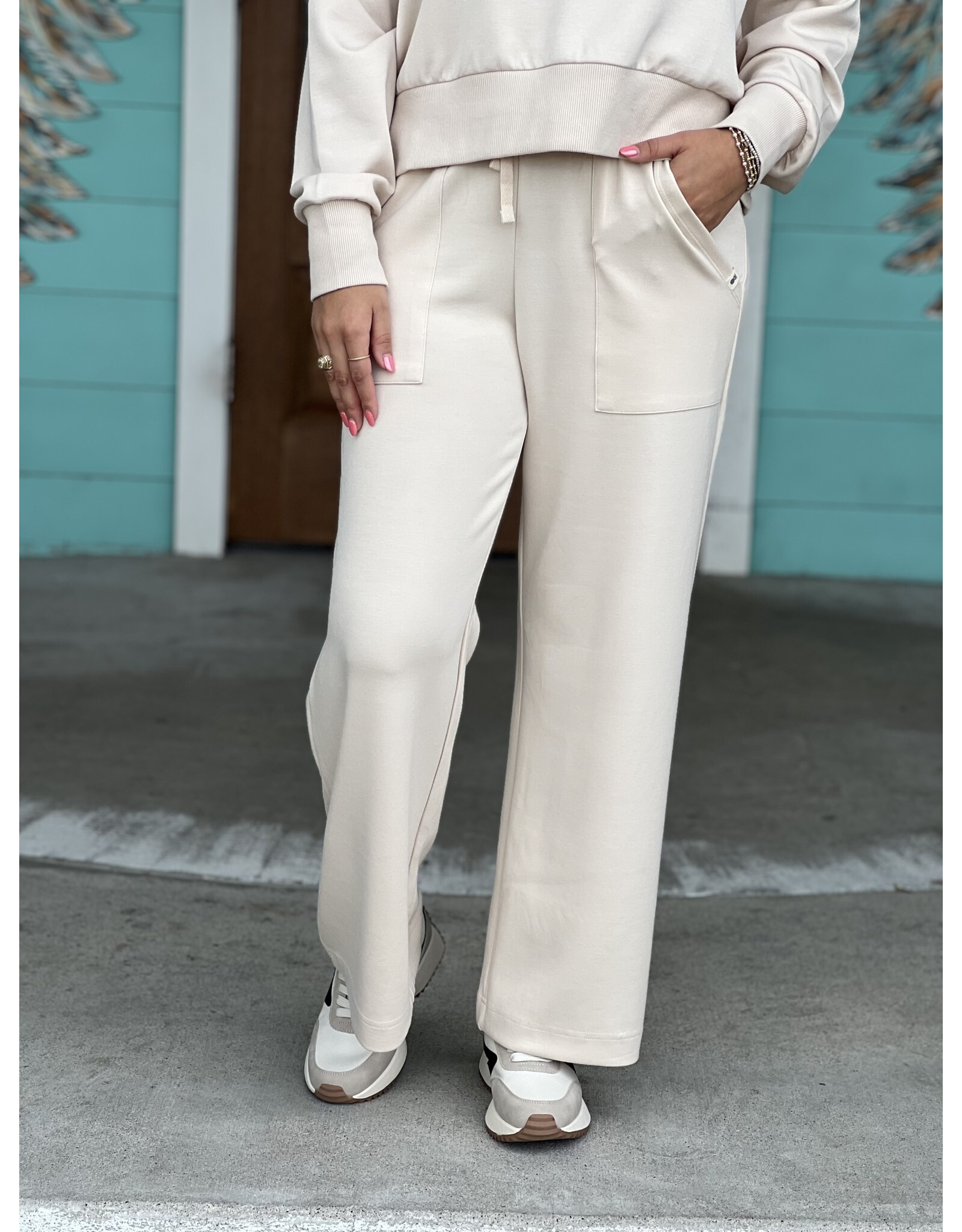 Simply Southern Soft Cream Flare Pants