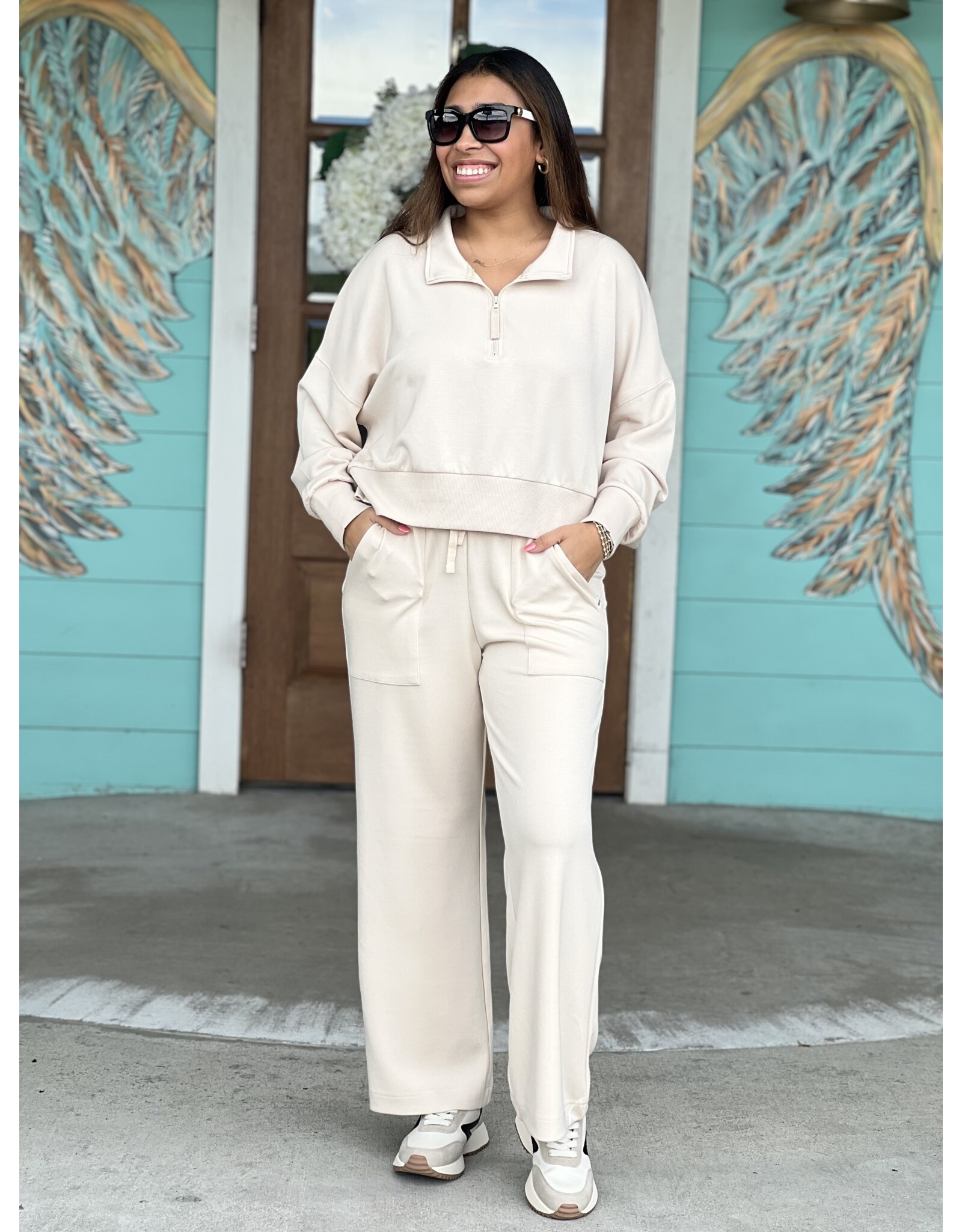 Simply Southern Soft Cream Flare Pants