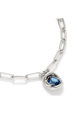 unode50 Uno De 50 Ser Valiente Exc Blue Crystal Necklace