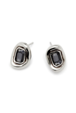 unode50 Uno De 50 Ser Valiente Exc Smoke Crystal Earrings