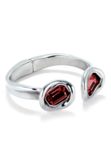 unode50 Uno De 50 Ser Valiente Red Crystal Cuff