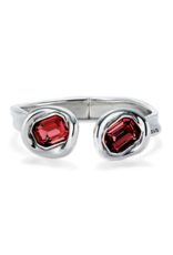 unode50 Uno De 50 Ser Valiente Red Crystal Cuff