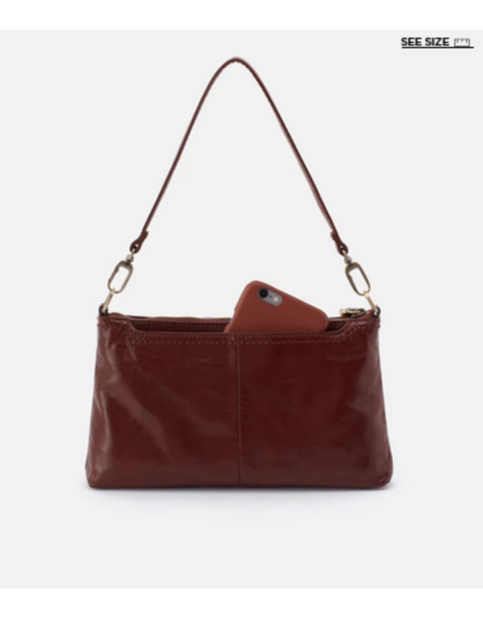 Hobo HOBO Darcy Convertible Crossbody Chocolate