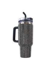 Simply Southern Rhinestone 40oz Tumbler - Black