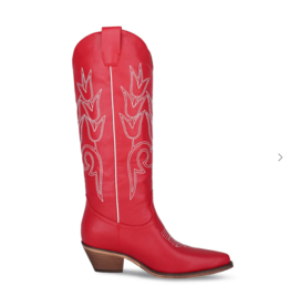 Marfa Boots Marfa Boots - The Reba Red Tall