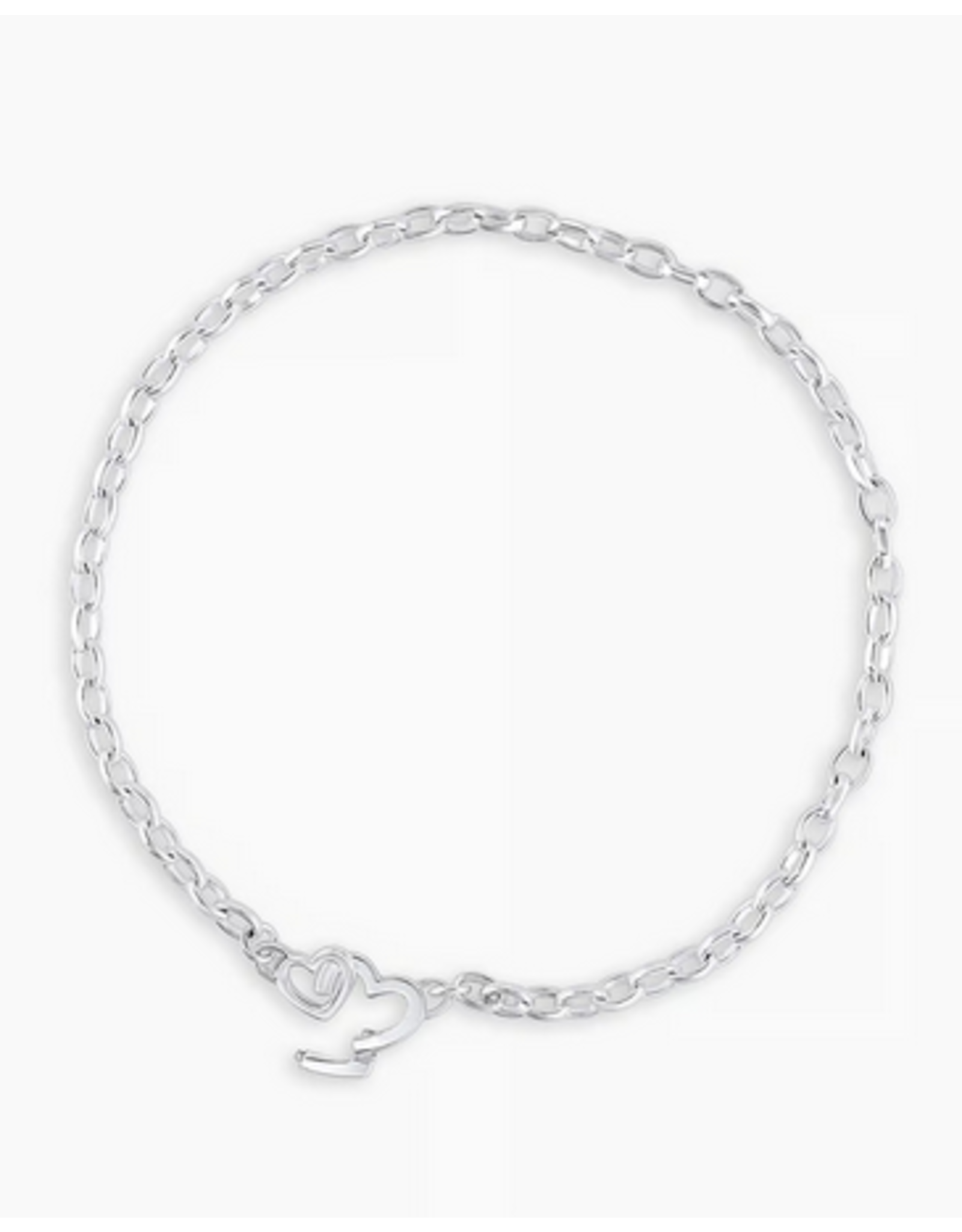 Gorjana Gorjana Mini Heart Bracelet -Silver