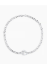 Gorjana Gorjana Mini Heart Bracelet -Silver