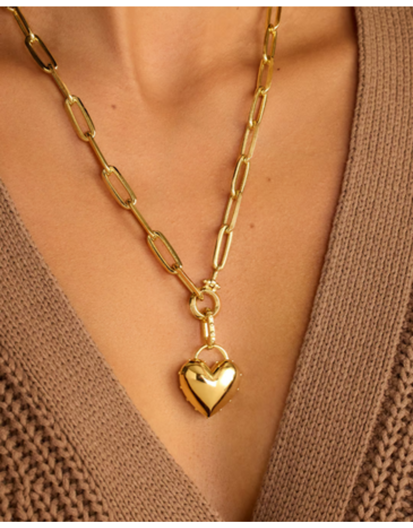 Gorjana Gorjana Heart Statement Charm