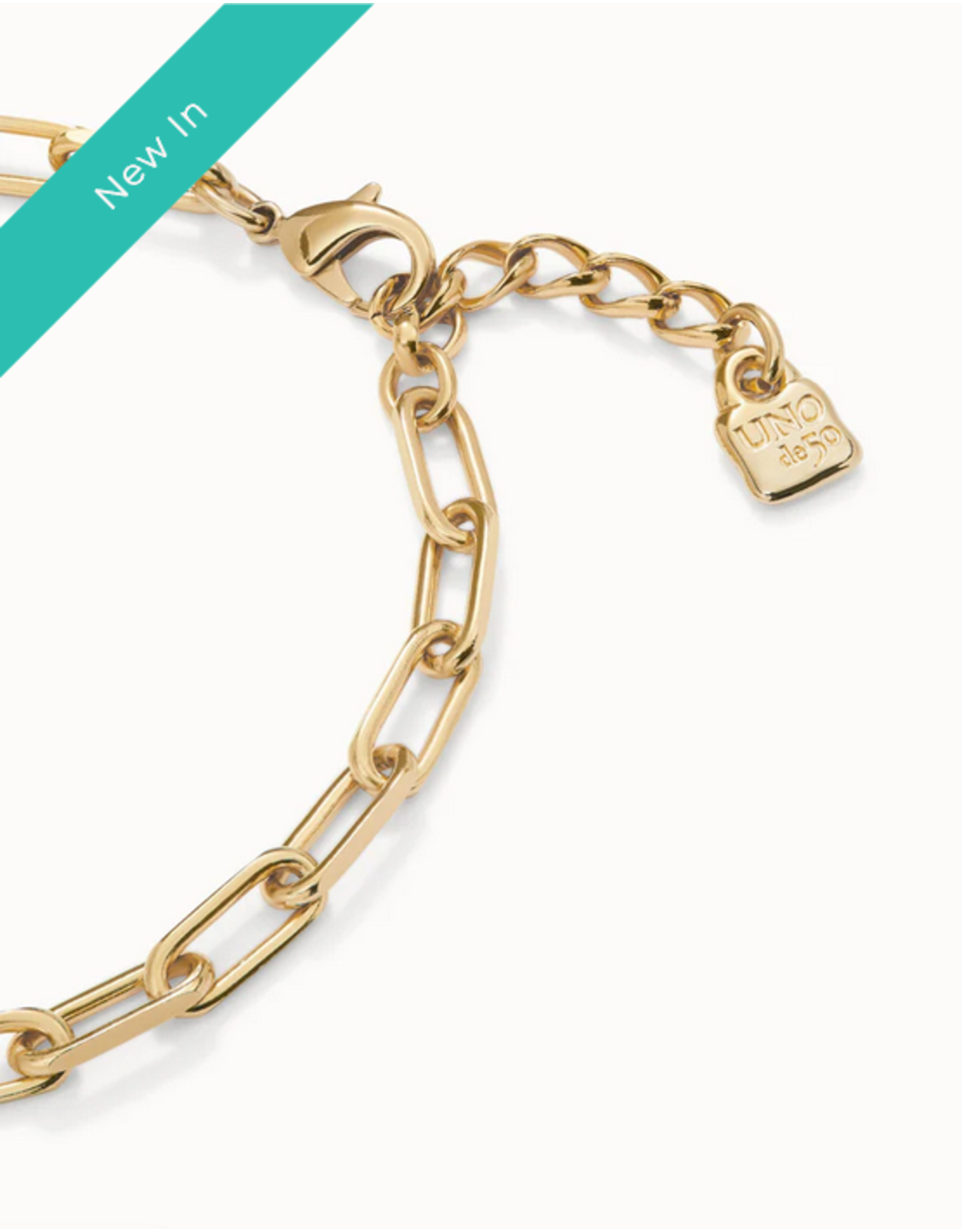 unode50 Uno De 50 Ser Brave Gold Necklace