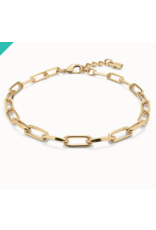 unode50 Uno De 50 Ser Brave Gold Necklace