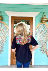 Multi Embroidered Roxie Top