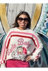 Queen of Sparkles Pink Santa Baby Sweater