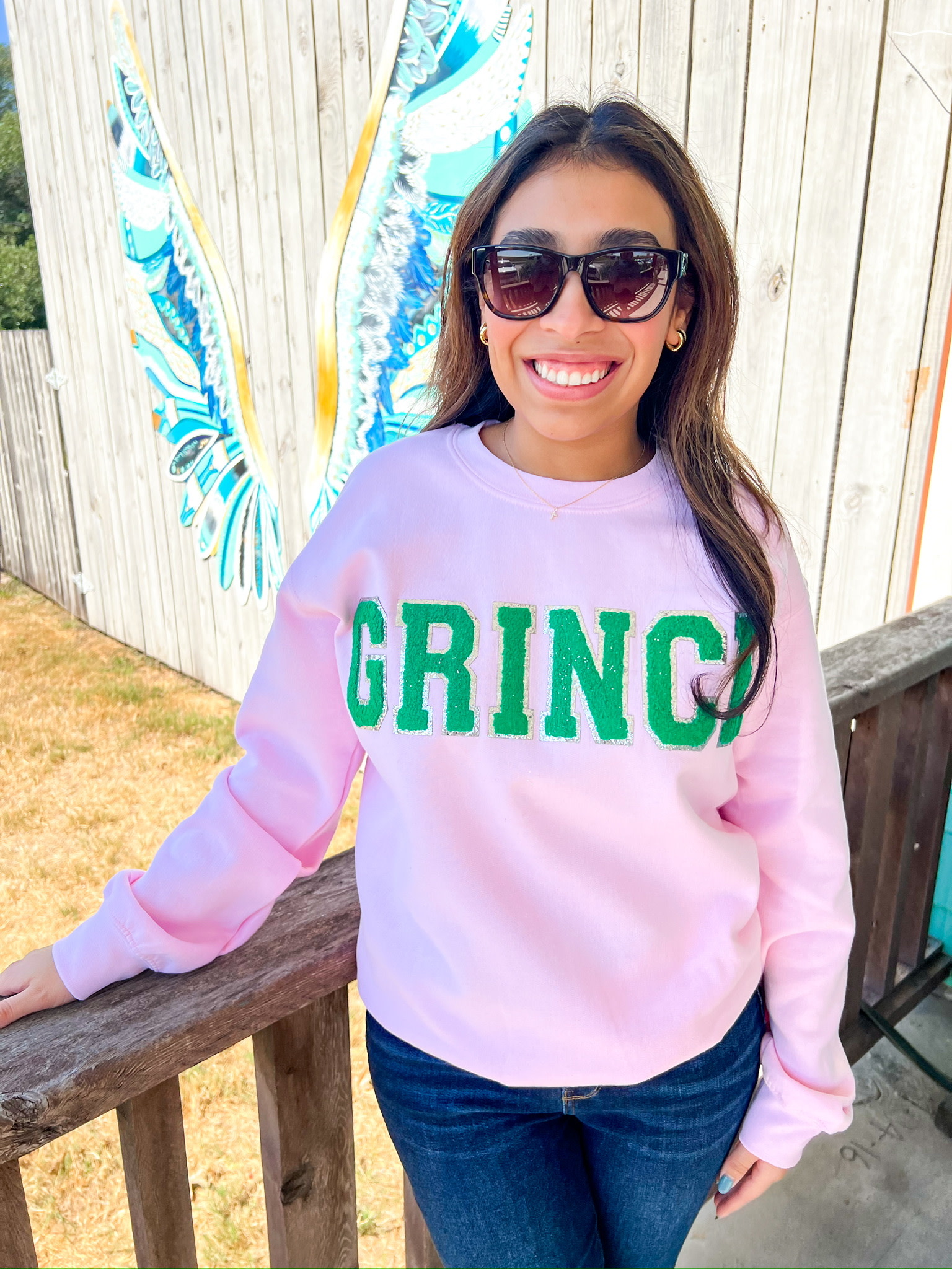 Grinch sweatshirt hotsell