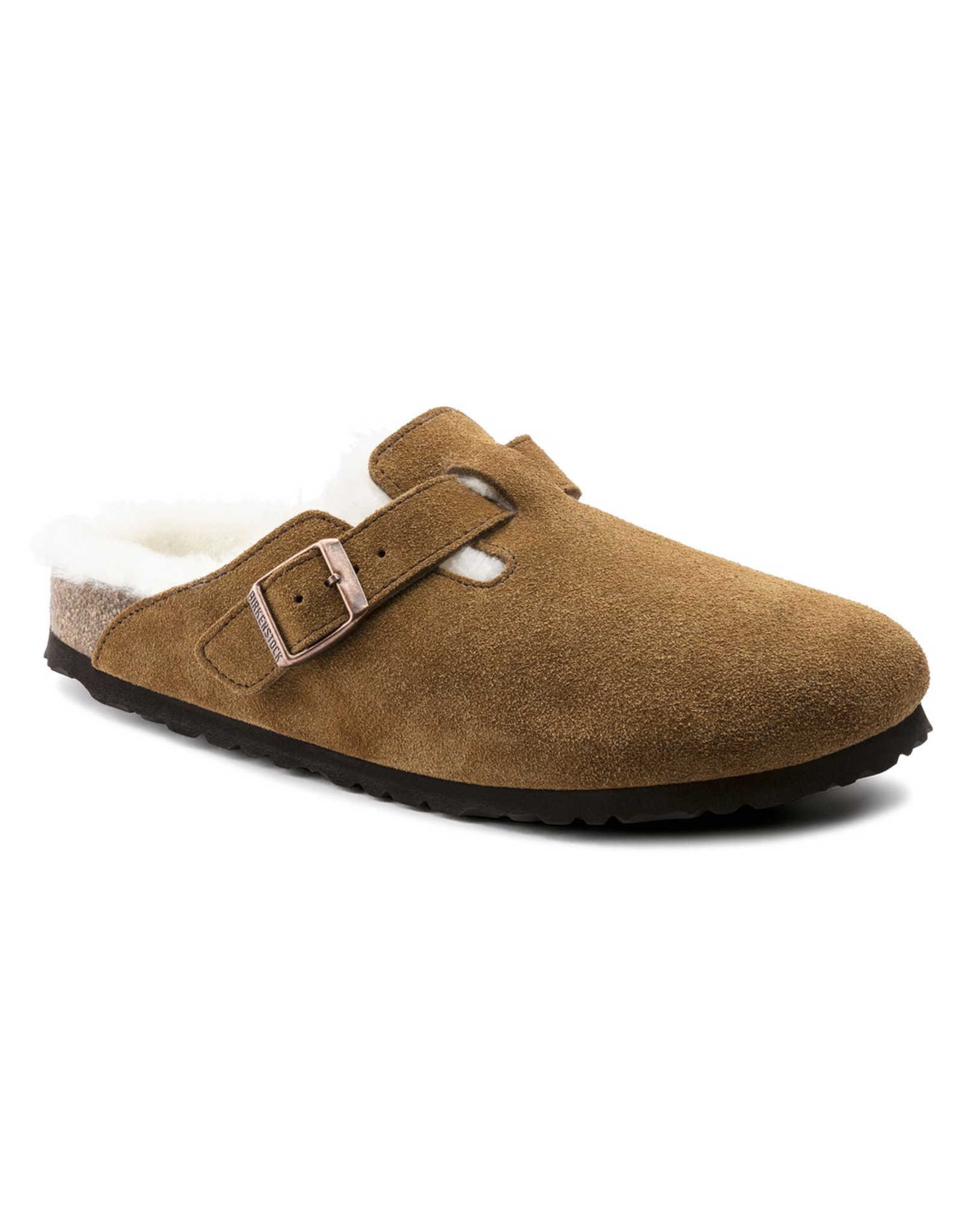 Birkenstock Boston Suede Shearling Clog