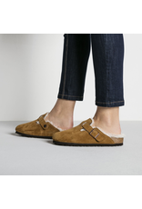 Birkenstock Boston Suede Shearling Clog