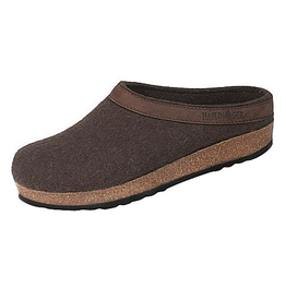 Haflinger Grizzly Leather Trim Clog