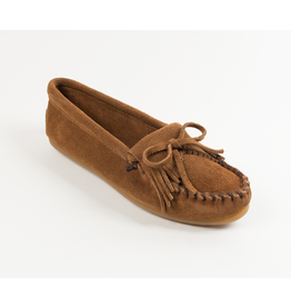 Minnetonka Kilty Suede Moccasin