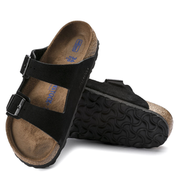 Birkenstock Arizona Suede Soft Footbed Sandal