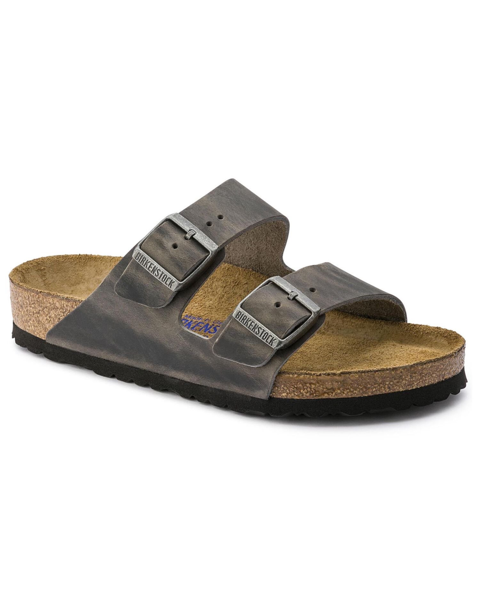 Birkenstock Arizona Oiled Leather Soft Footbed Sandal