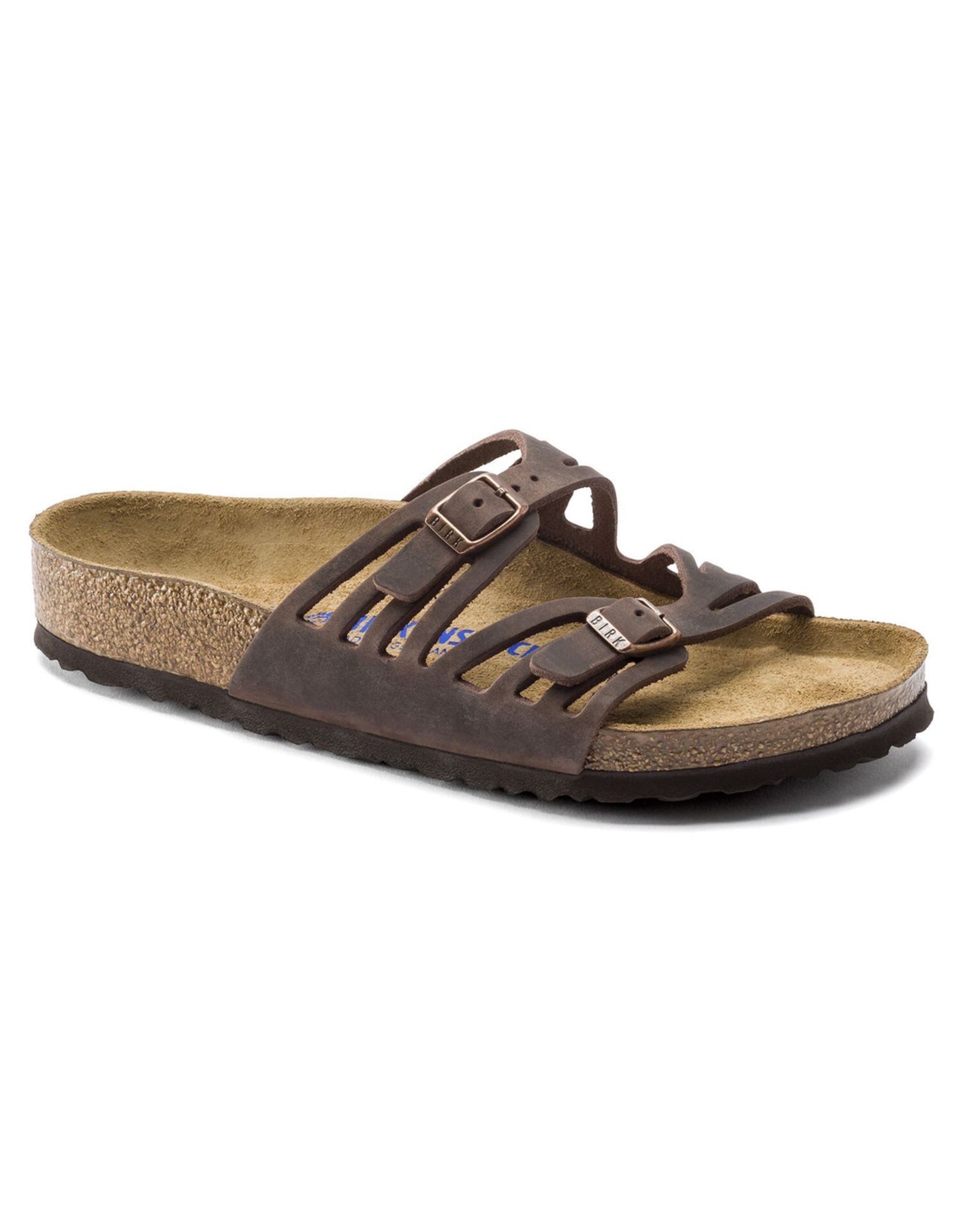 Birkenstock Granada Oiled Leather Soft Footbed Sandal