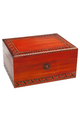 Enchanted Boxes Simple Large Trunk Wood Box with Key
