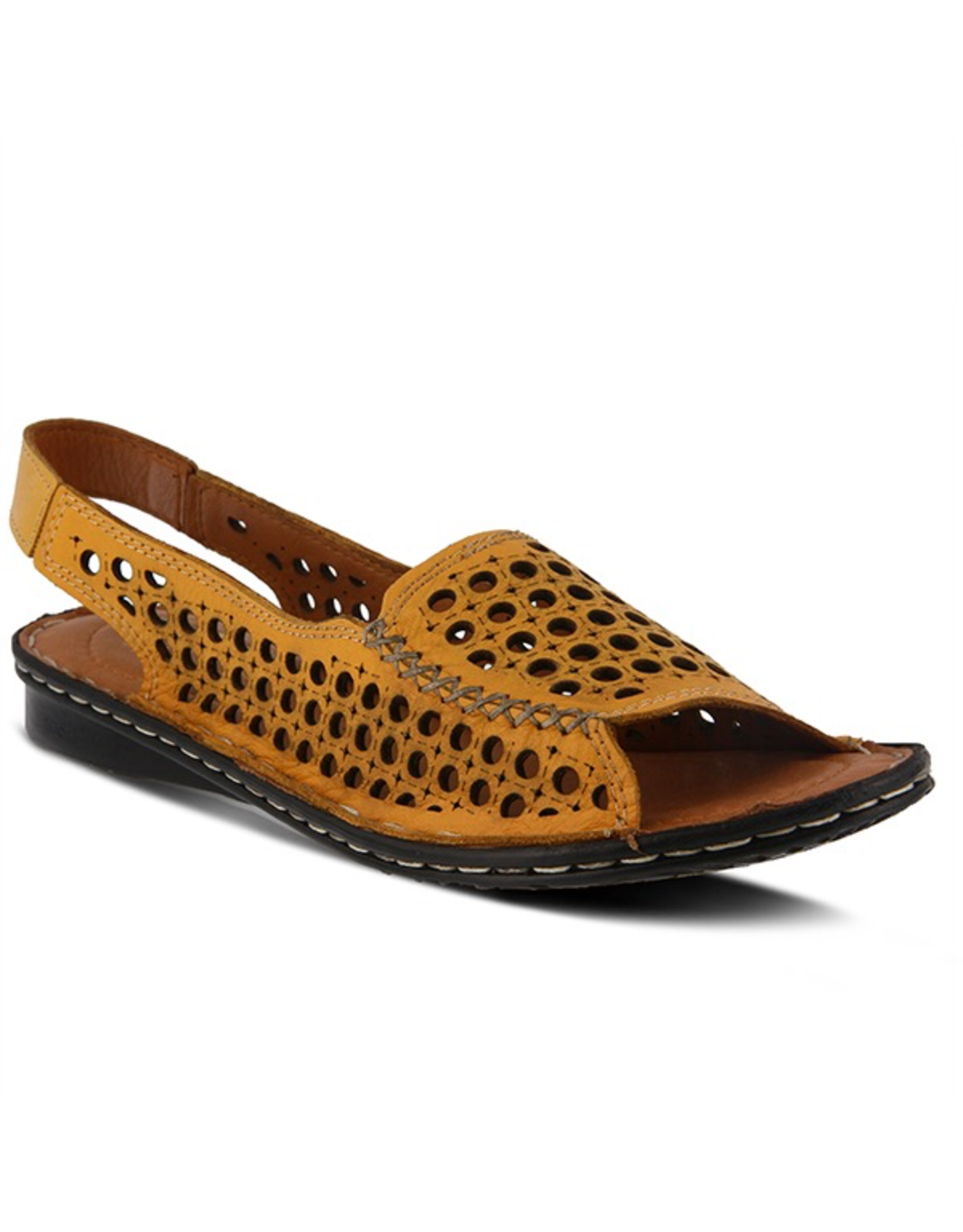 Spring Footwear Leather Open Toe Sandal - COV31124