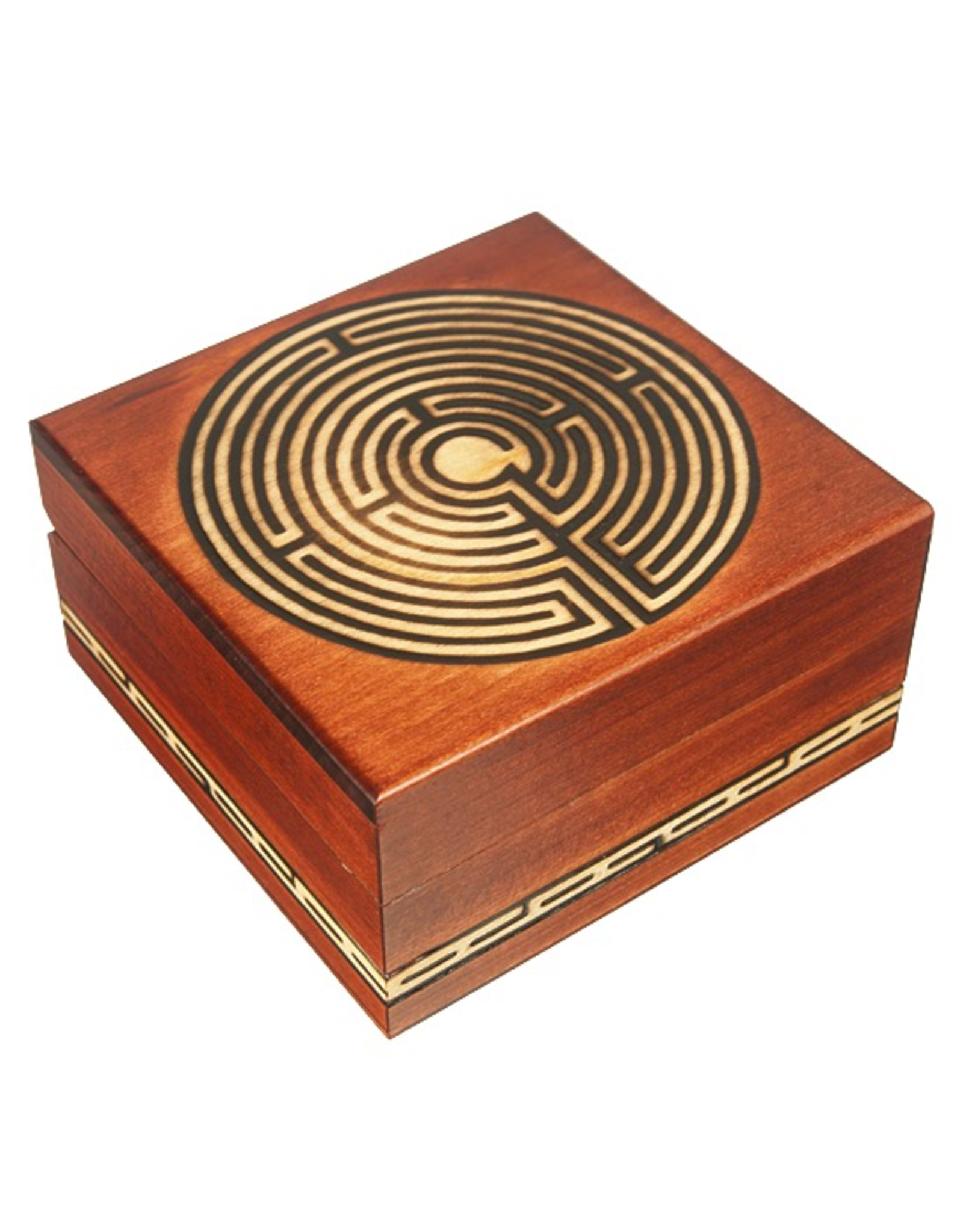 Enchanted Boxes Labyrinth Wood Box