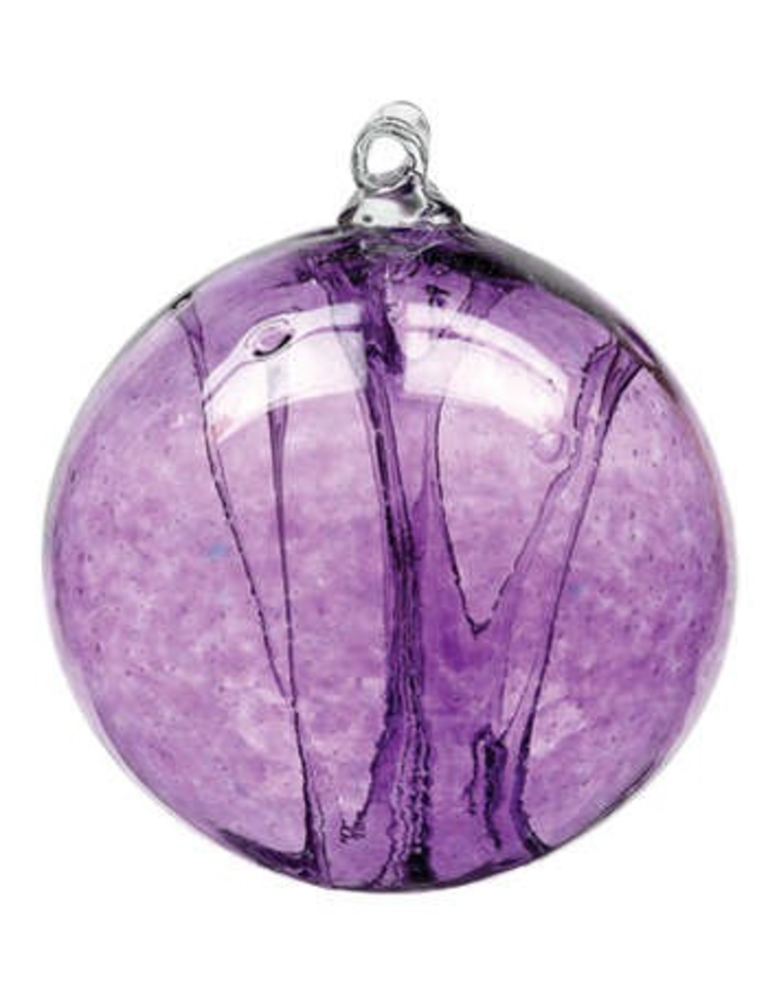 Kitras 6" Olde English Witch Ball-Amethyst