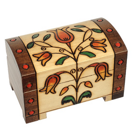 Enchanted Boxes Romantic Trunk Wood Box