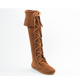 Minnetonka Front Lace Knee High Boot