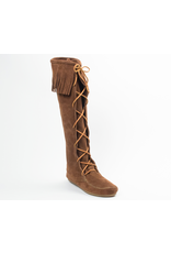 Minnetonka Front Lace Knee High Boot