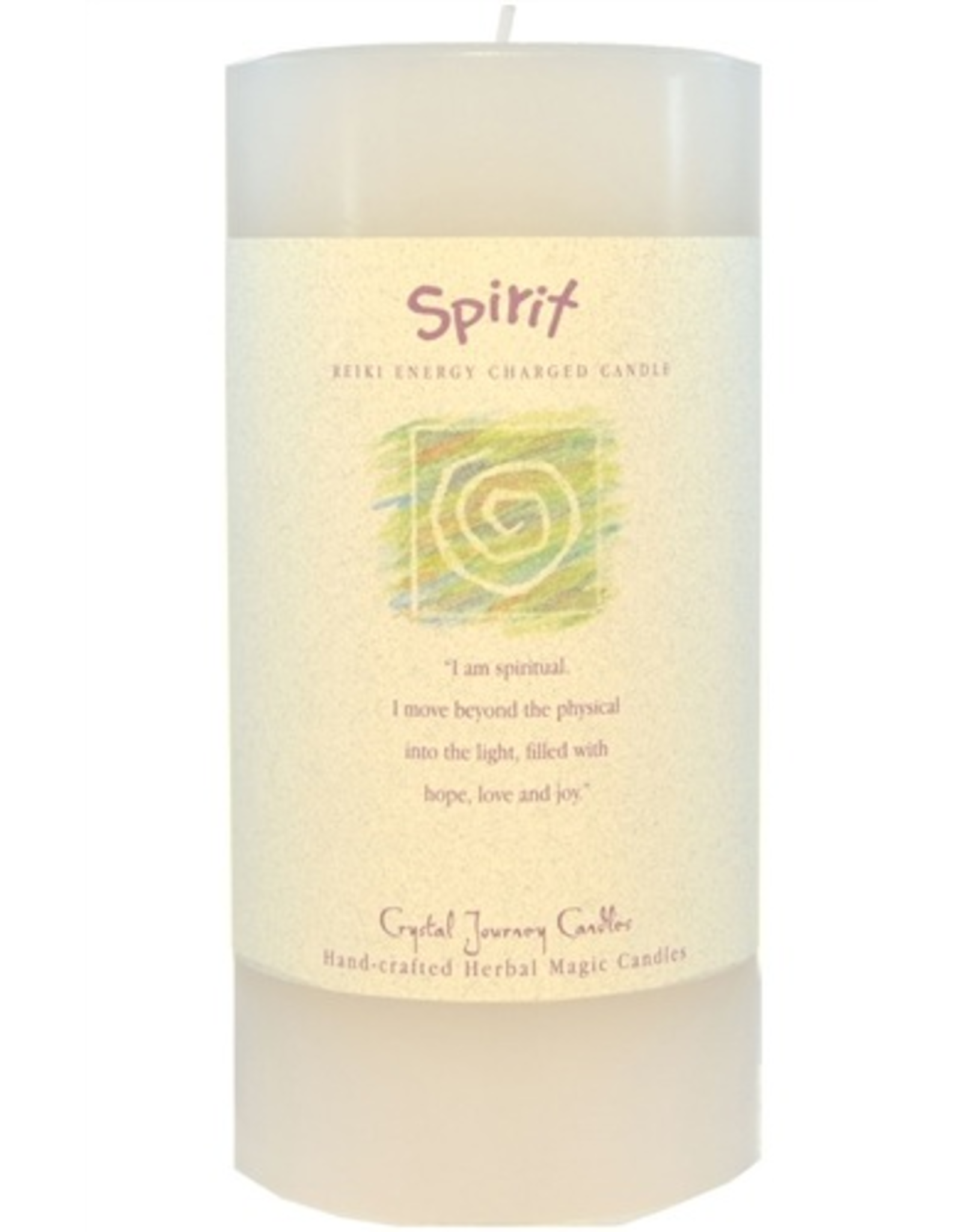 Crystal Journey Pillar 3x6 Candle-Spirit