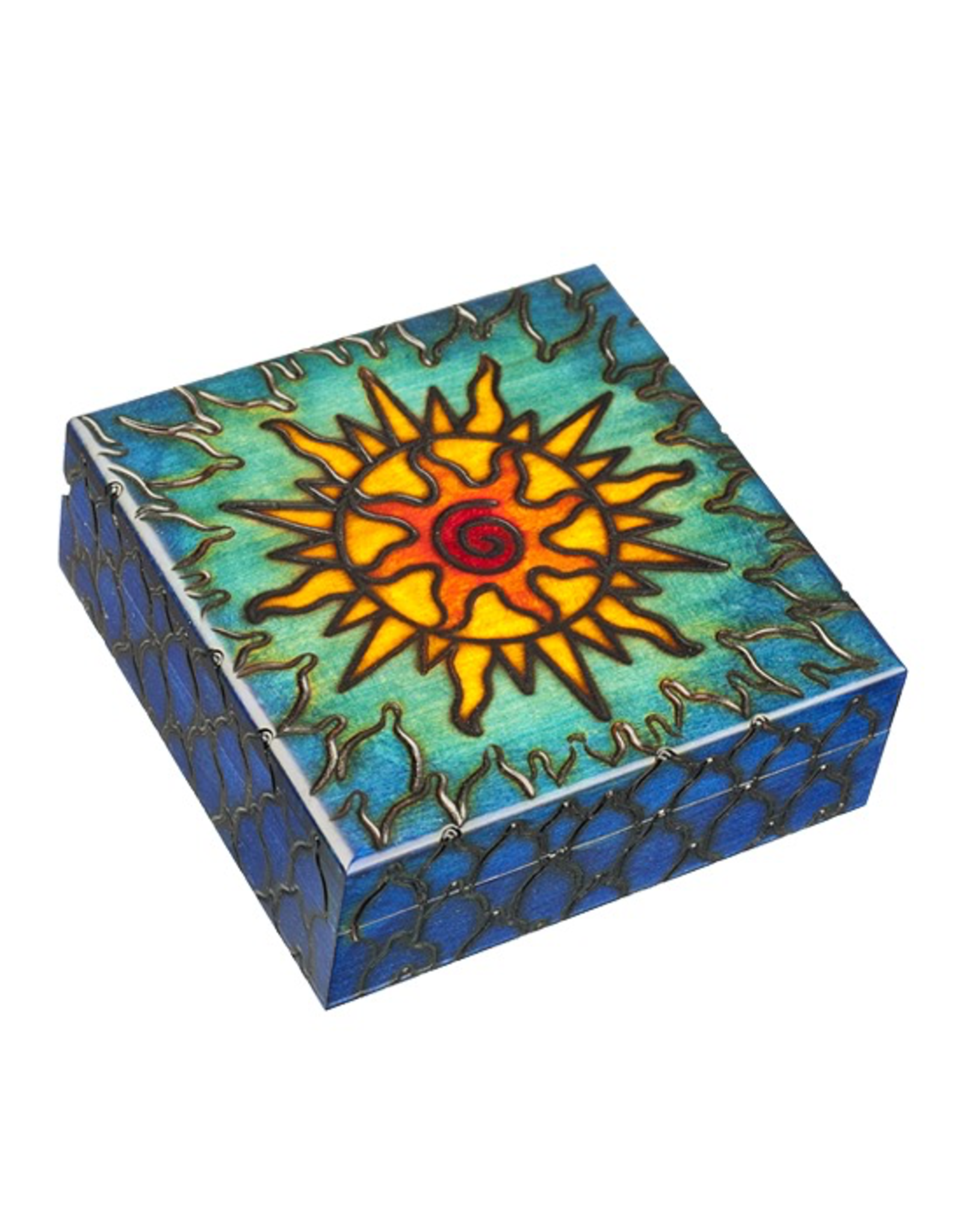 Enchanted Boxes Solar Wind Wood Box