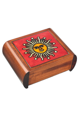 Enchanted Boxes Alchemist Sun Secret Wood Box