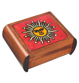 Enchanted Boxes Alchemist Sun Secret Wood Box